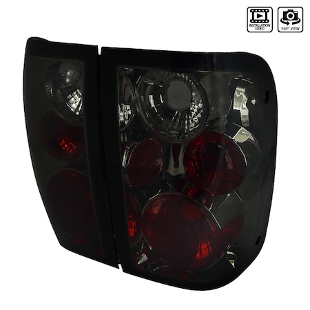 Spec-D Tuning 01-03 Ford Ranger Altezza Tail Light Smoke LT-RAN01G-TM